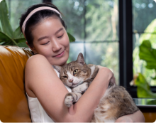 Lady with Cat